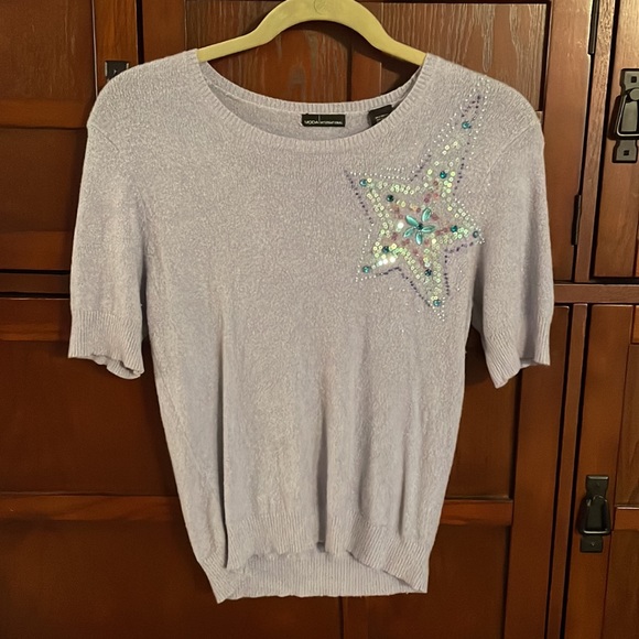 ⭐️RARE Y2K Vintage Moda International Victoria’s Secret Fitted Sweater - Picture 5 of 16